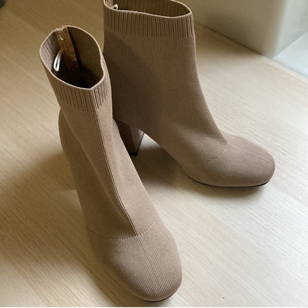 NWOT Altar’d State Everlly Tan Ankle Boots, Size 7.5 women’s brown boots - Picture 8 of 16